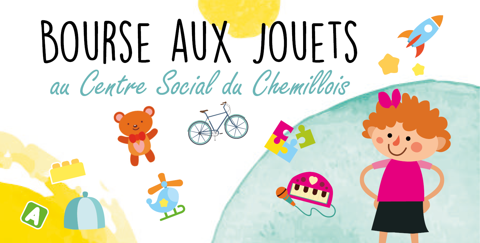 Bourse aux jouets samedi 5 novembre 2022 Centre Social Chemillé