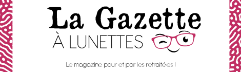 Illustration reprenant les couleur de la nouvelle charte graphique de la Gazette à Lunettes