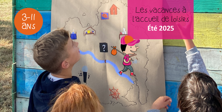 Accueil de Loisirs vacances d'été Chemillé-en-Anjou enfants de 3 à 11 ans